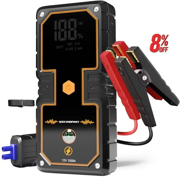 High Power Car Jump Starter Battery Start Tyre Inflator