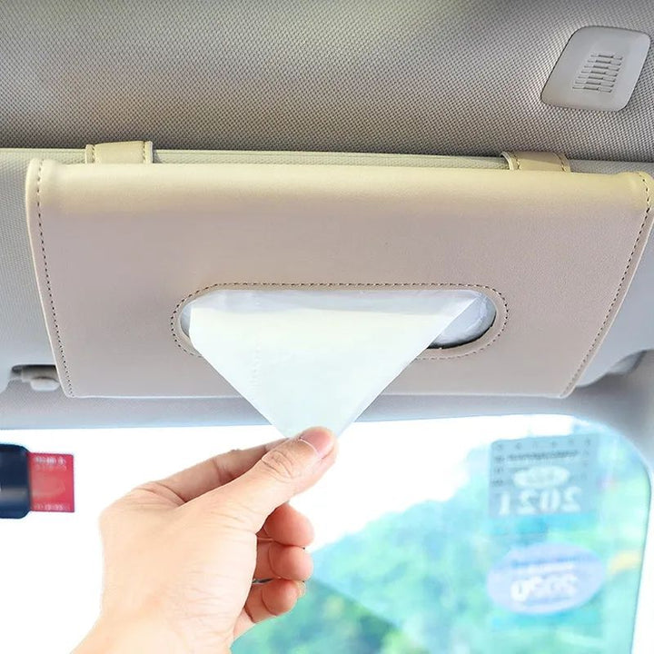 Car Sunvisor Tissue Box