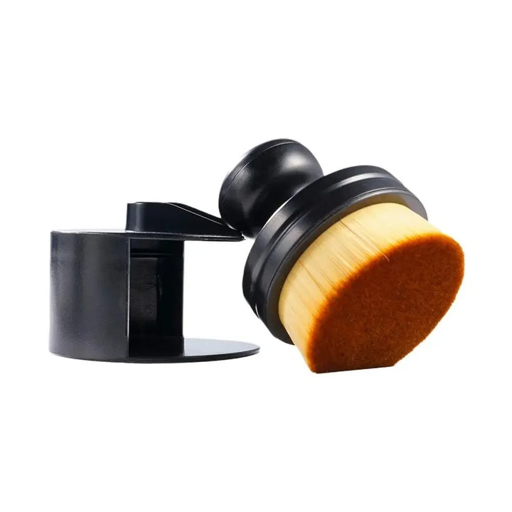 Car Tire Detailing Brush with Seal Cover – High Density Soft Brush for Shine, Polish & Wax